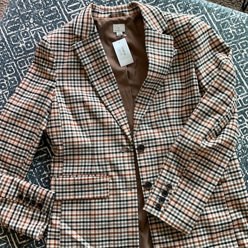 Plaid blazer